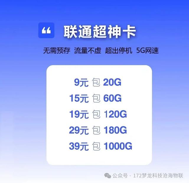 拉卡拉电签：沧海新卡上架，梦龙5G联通卡，19元包120G高速5G流量卡！