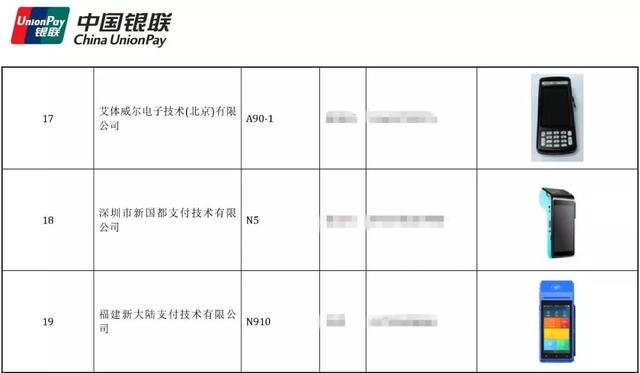 pos机套现：最新！48款智能云POS银联认证产品列表