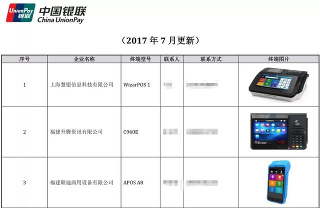 pos机套现：最新！48款智能云POS银联认证产品列表